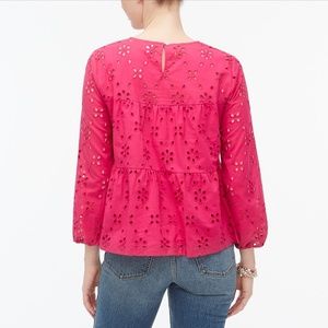 Eyelet Tiered Popover Top